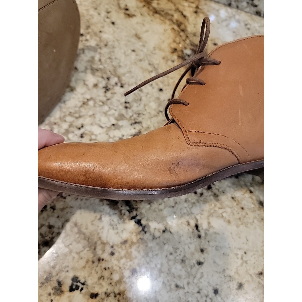 Florsheim Montinaro Brown Leather Plain Toe Chukka Boots 11739-257 Men Sz 12D - Picture 10 of 11